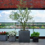 Glaswand voor balkon